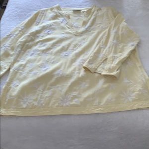 Tweeds Embroidered Dress Top